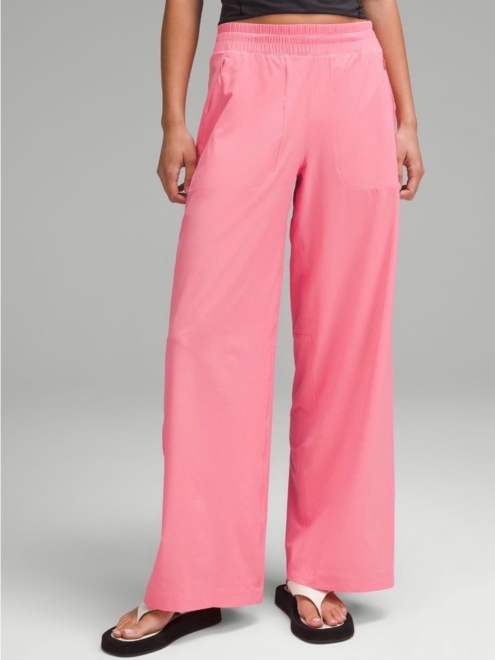 Lululemon Swift Wide-Leg Mid-Rise Pant  NWT Size 6 Pink SAKP